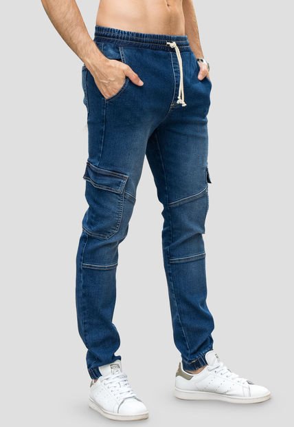 Jogger Hombre Azul Mp 110343