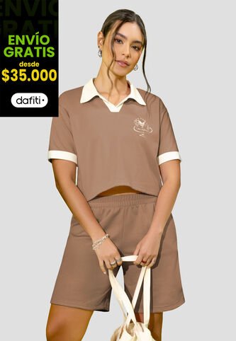 Conjunto Mujer Chocolate Mp 108113 MP