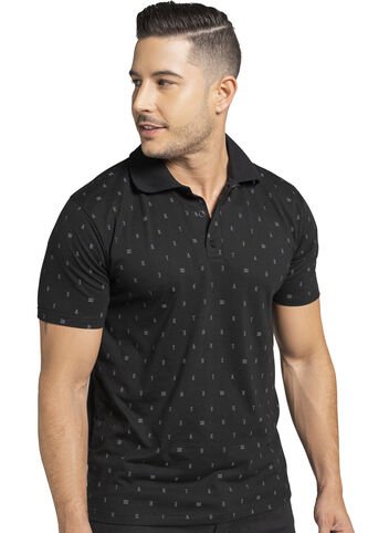 Polo Hombre Negro Mp 101785 MP