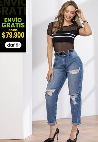 Jean Mujer Azul Medio Mp 02765 MP