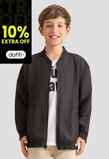 Chaqueta Niño Infantil Negro Mp 112823