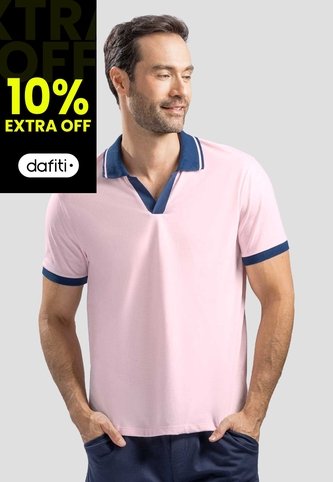 Polo Hombre Rosa Mp 113961 MP