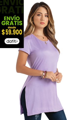Blusón Mujer Lila Mp 32998 MP