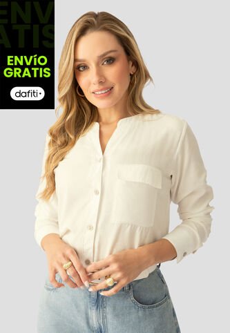 Camisa Mujer Crema Mp 112233 MP