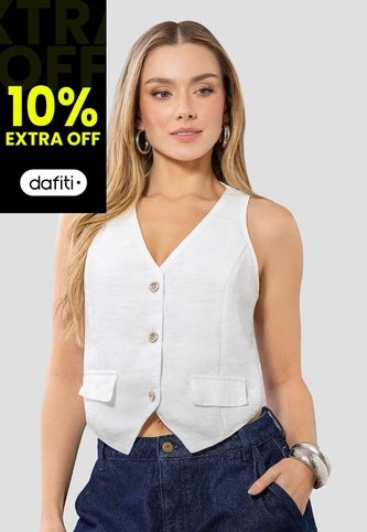 Chaleco Mujer Marfil Mp 111273 MP