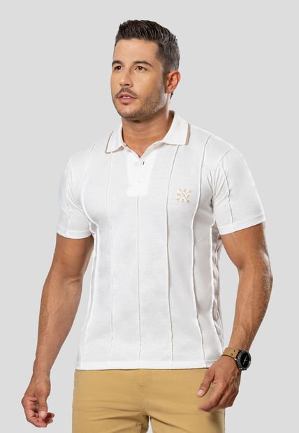 Polo Hombre Marfil Mp 106255