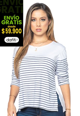 Camibuzo Mujer Blanco Mp 3479 MP