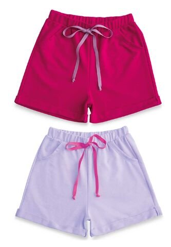 Short Paq X2 Infantil Multicolor Mp 78886 MP