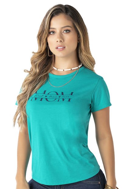 Camiseta Mujer Verde Jade Mp 9119