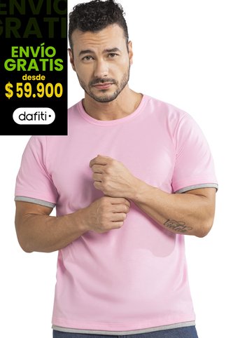 Camiseta Hombre Rosa Mp 389 MP