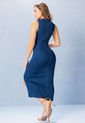 Vestido Mujer Azul Medio Mp 108279 de MP