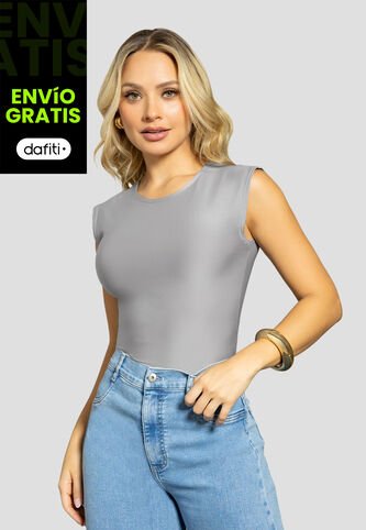 Blusa Mujer Gris Claro Mp 112213 MP