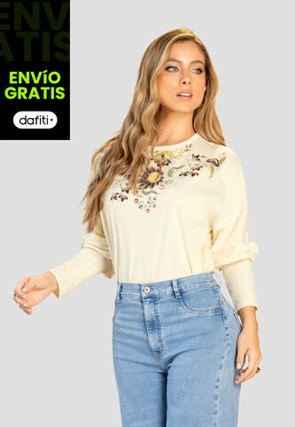 Blusa Mujer Crema Mp 112267 MP