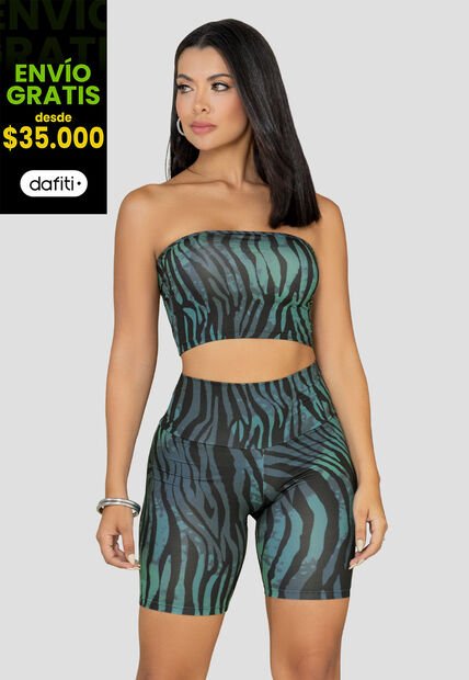 Conjunto Mujer Estampado Mp 100760