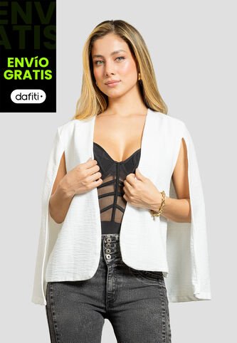 Blazer Mujer Blanco Mp 112273 MP