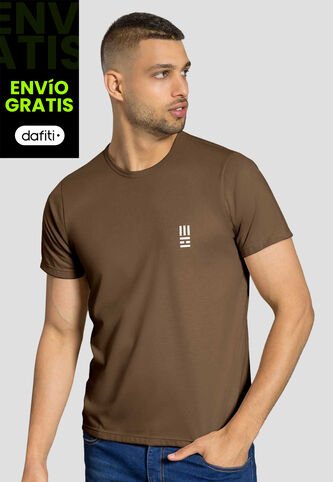Camiseta Hombre Chocolate Mp 7766 MP