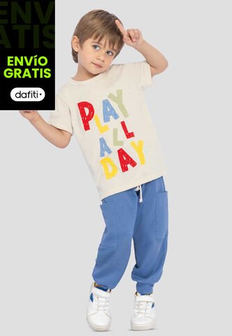 Conjunto Niños Infantil Bicolor Mp 111168 MP