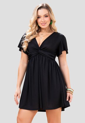 Vestido Corto Mujer Negro Mp 102977