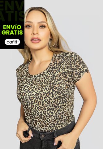 Camiseta Mujer Estampado Latte Mp 112228 MP