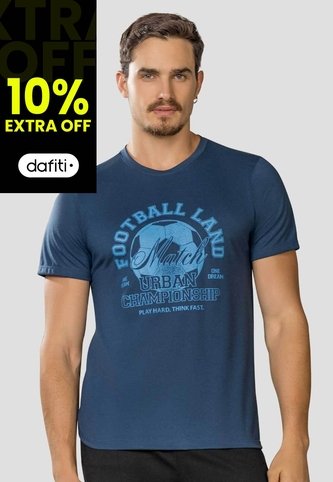 Camiseta Hombre Azul Profundo Mp 113611 MP