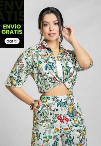 Camisa Mujer Estampado Mp 111777 MP