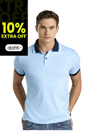 Polo Hombre Azul Baby Mp 96612 MP