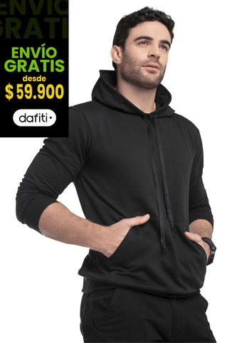 Buzo Hombre Negro Mp 89754 MP