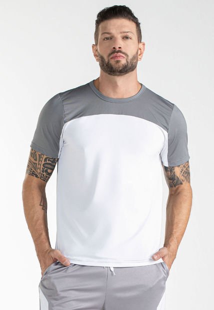Camiseta Hombre Gris Mp 101108
