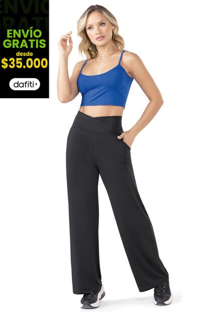 Pantalón Mujer Negro Mp 4314