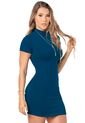 Vestido Corto Mujer Azul Petroleo Oscu Mp 5947 de MP