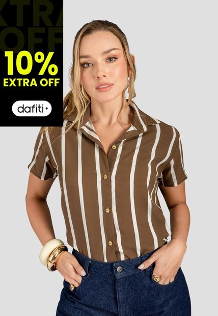 Camisa Mujer Estampado Mp 113209