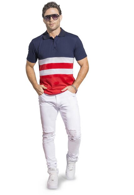 Polo Hombre Multicolor Mp 1082
