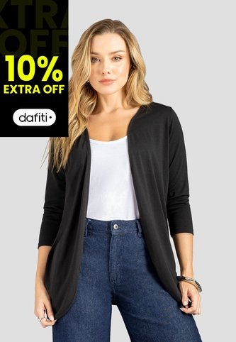 Cardigan Mujer Negro Mp 105844 MP