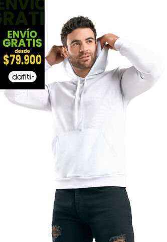 Hoodie Hombre Blanco Mp 89754 MP