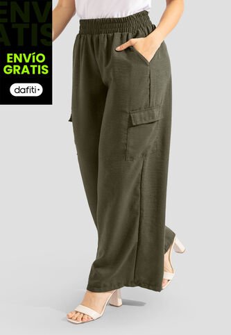Pantalón Mujer Verde Militar Mp 112324 MP