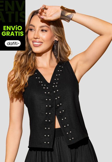 Blusa Mujer Negro Mp 113008