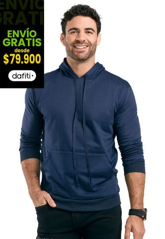Hoodie Hombre Azul Mp 89754 MP