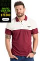 Polo Hombre Rojo-Blanco Mp 78123 de MP