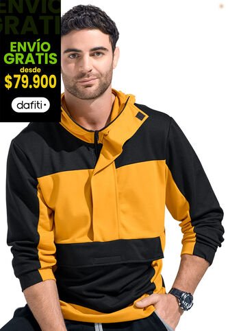 Hoodie Hombre Amarillo Mp 86861 MP