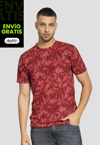 Camiseta Hombre Estampado Merlot Mp 112119 MP
