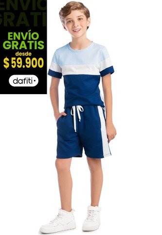 Conjunto Infantil Azul Mp 88188 MP