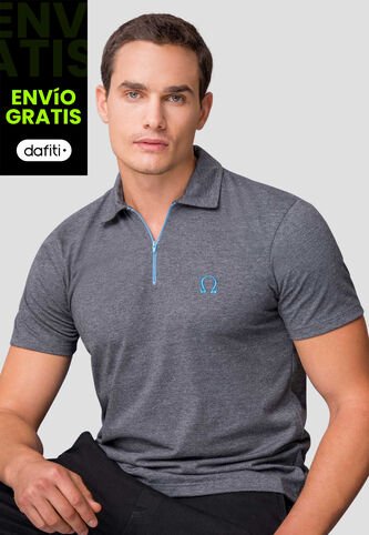 Polo Hombre Negro Cross Mp 111909 MP