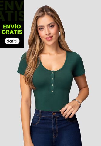 Blusa Mujer Verde Pino Mp 111998 MP