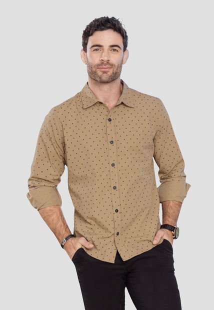 Camisa Hombre Estampado Mp 100686
