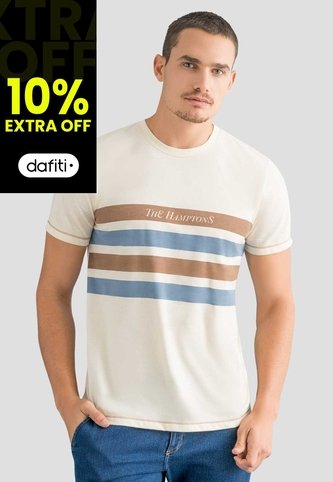 Camiseta Hombre Crema Mp 112553 MP