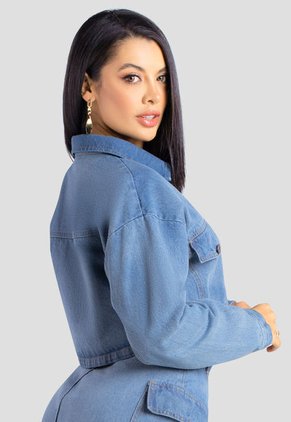 Chaqueta Mujer Azul Medio Mp 103241