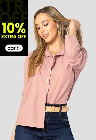 Camisa Mujer Rosa Polvo Mp 112500 MP