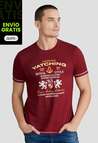 Camiseta Hombre Merlot Mp 112804 MP