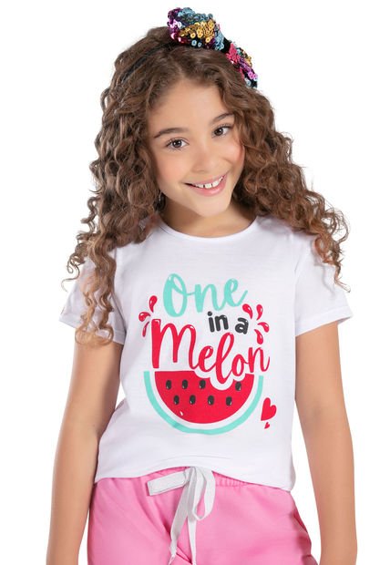 Camiseta Paq X2 Infantil Blanco Mp 93519
