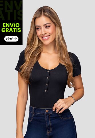 Blusa Mujer Negro Mp 111998 MP